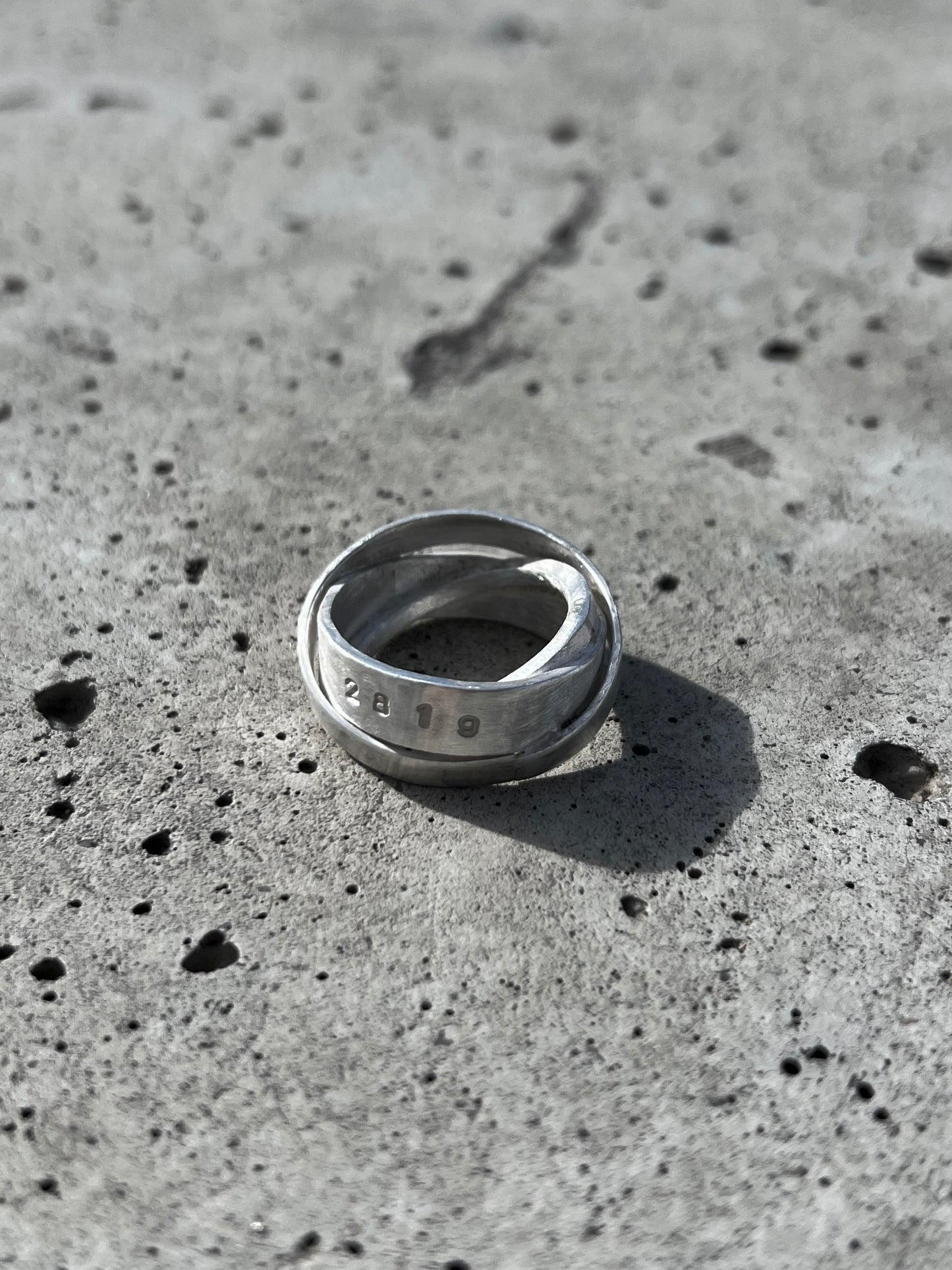 Triplet Ring (size 57) (one-of-a-kind)